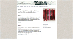 Desktop Screenshot of prefabsprout.net